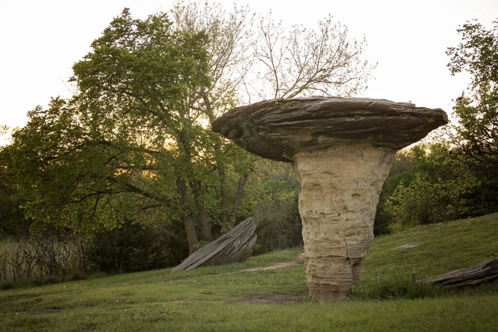 mushroom rock state park salina ks