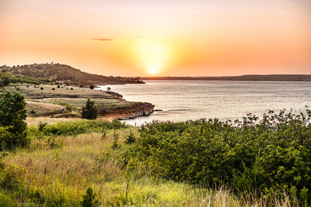 wilson-lake-sunset