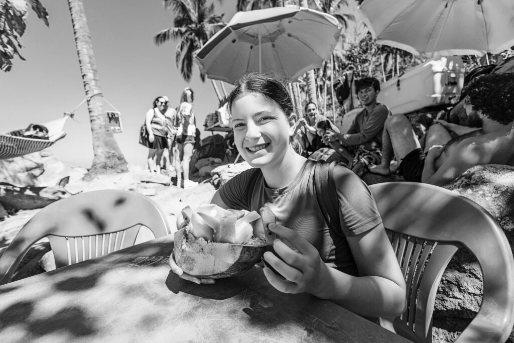 Black and white documentary travel photography.