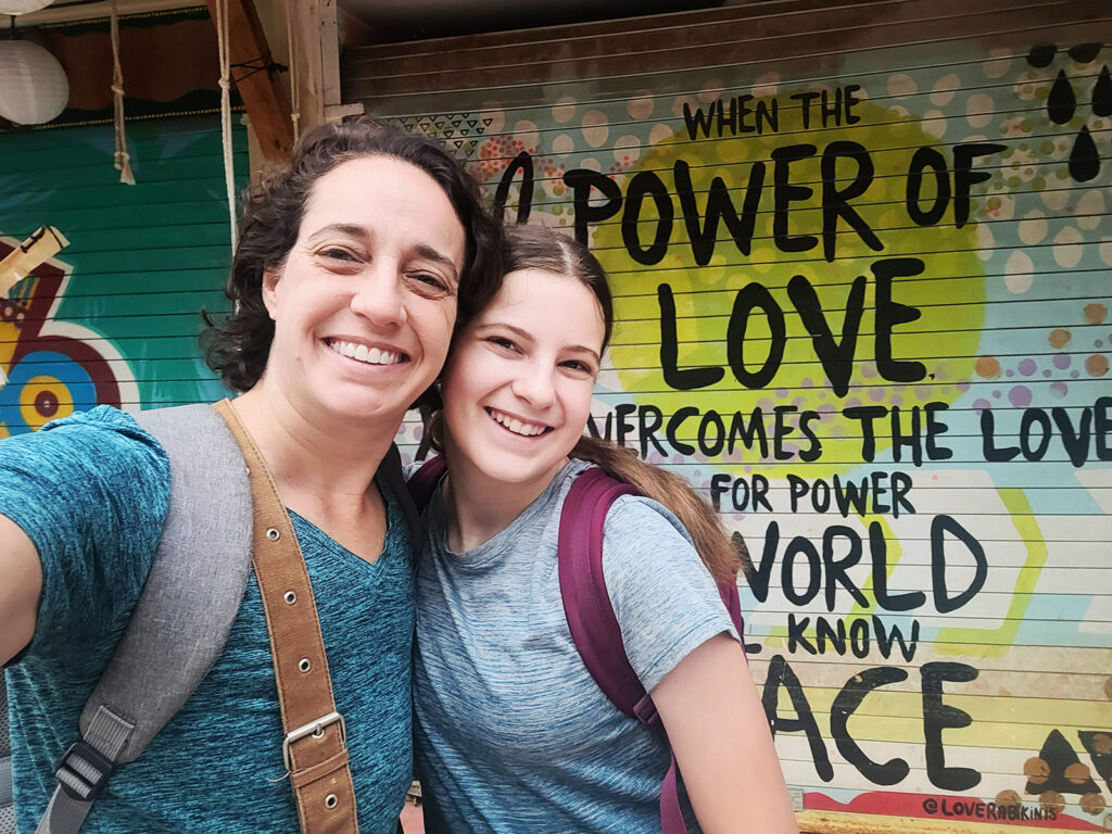 Mother daughter selfies in Sayulita, Mexico.