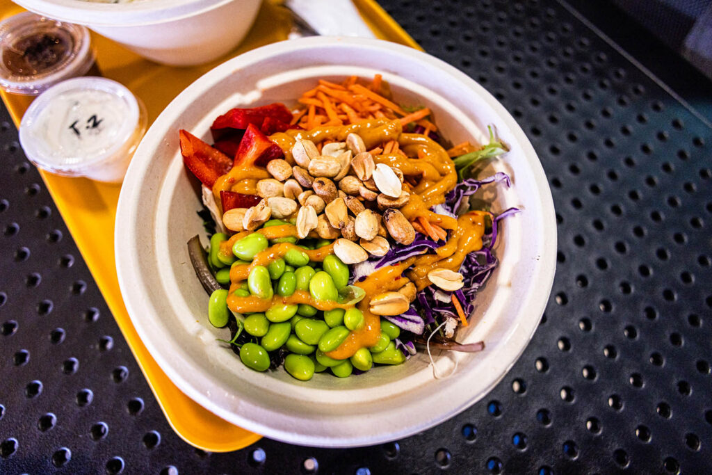 Fresh, beautiful and delicious Thai Bowl from The Hungry Hatch.