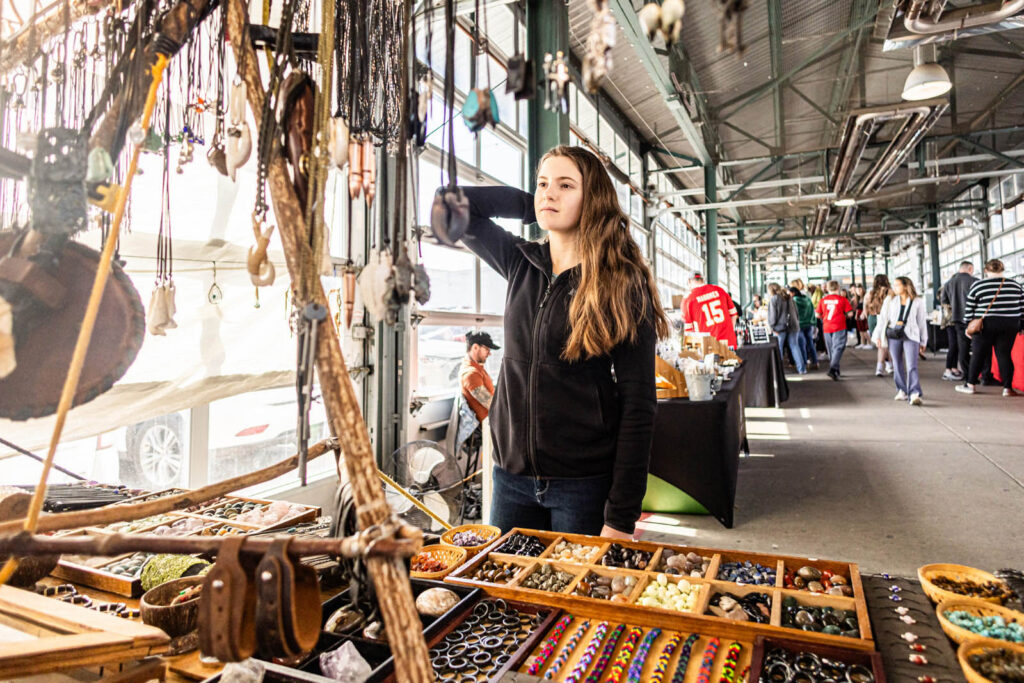 Photos taken inside the KC City Market during Winter months.