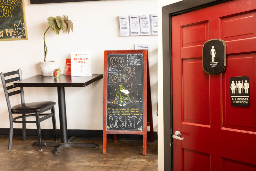 Latchkey Deli supports human rights and is anti-ICE.