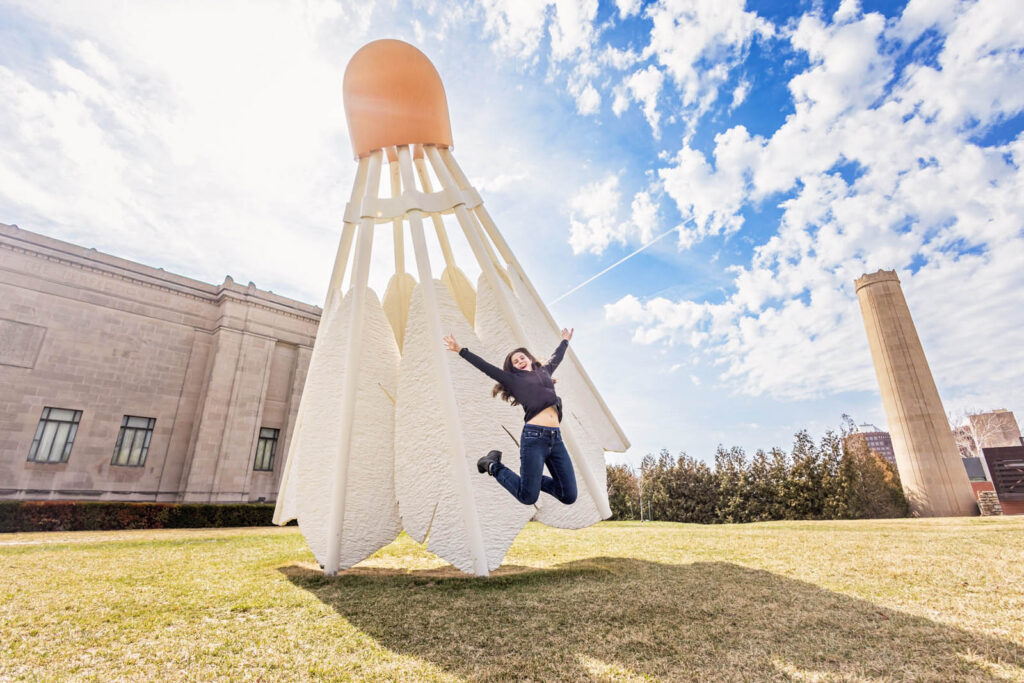 Shuttle Cock portraits at Nelson Atkins.
