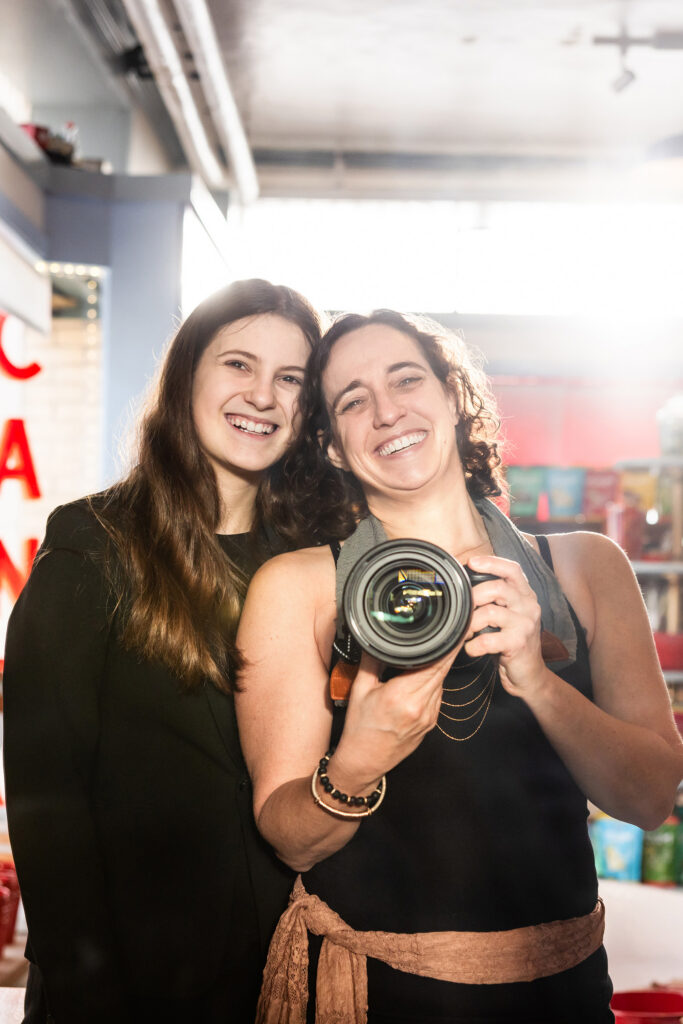 Capturing joy and color for family photos in Lawrence KS at Squishington's.